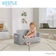 preview thumbnail 3 of 10, Dream On Me Nestle Kids Sofa - Duo
