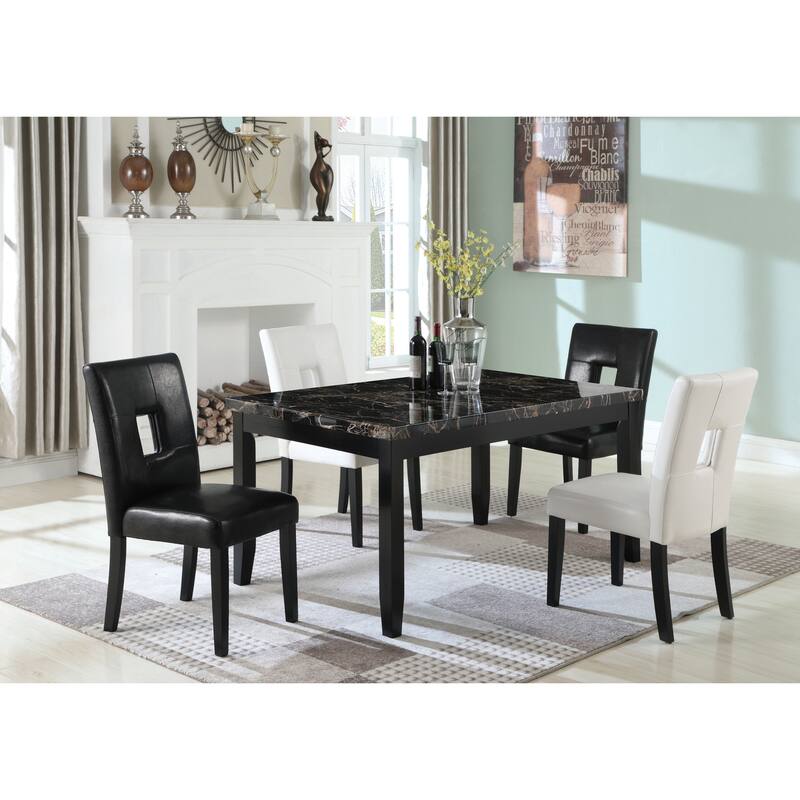 Pickford Black Upholstery Dining Chairs (Set of 4) Bed Bath & Beyond