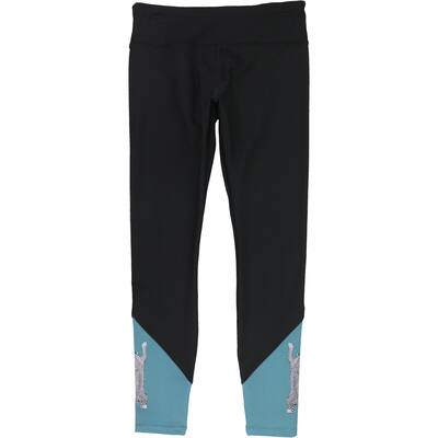 L.A.M. Womens Jordan Core-Control Stretch Compression Athletic Pants,, Black, Large