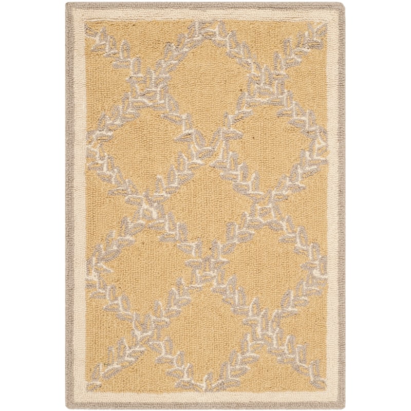 SAFAVIEH Handmade Chelsea Kimber Trellis French Country Wool Rug