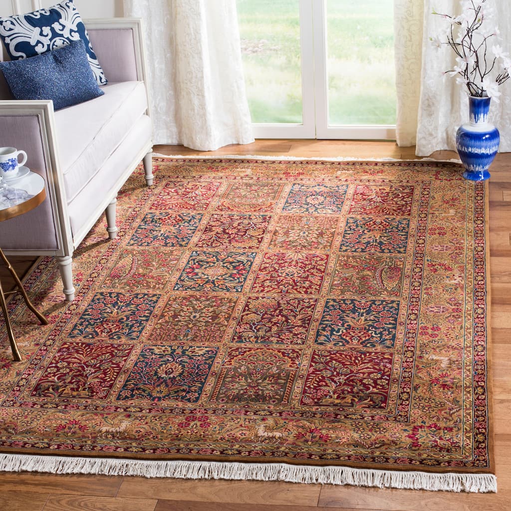 SAFAVIEH Royal Kerman Hand-Knotted Polymnia Traditional Wool Rug
