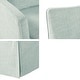 preview thumbnail 72 of 73, Martha Stewart Bedford London Upholstered Skirted Swivel Armchair with Lumbar Pillow