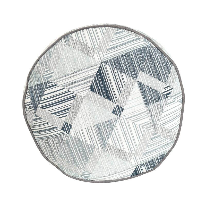 Prisma Navy Foot Pouf