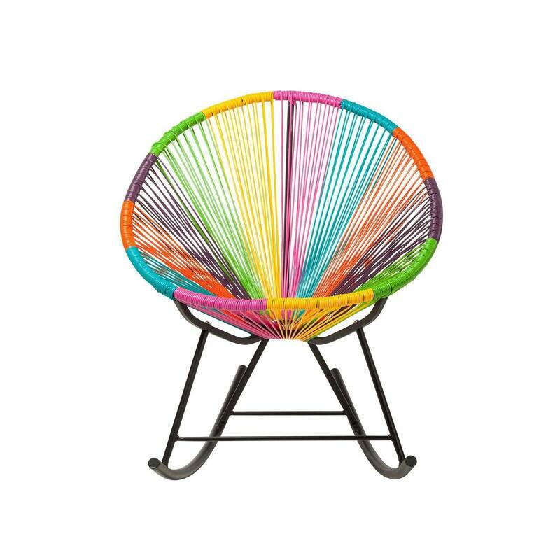 Acapulco Rocker Chair - H34.5xW28.5xD32.75 - Multi