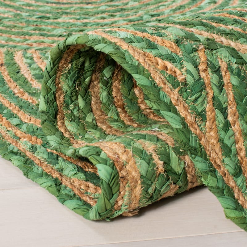SAFAVIEH Handmade Cape Cod Eulogia Coastal Jute Rug