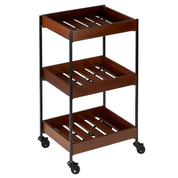 4-Layer Ultra-thin Mobile Multi-functional Slim Storage Cart Storage Cabinet  - Bed Bath & Beyond - 32321754