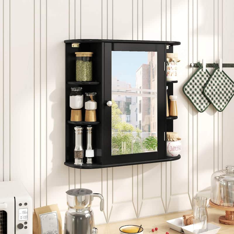 Costway Multipurpose Wall Surface Bathroom Storage Medicine Cabinet