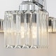 preview thumbnail 38 of 182, 2/3/4-Light Modern Bathroom Crystal Vanity Light Wall Sconces