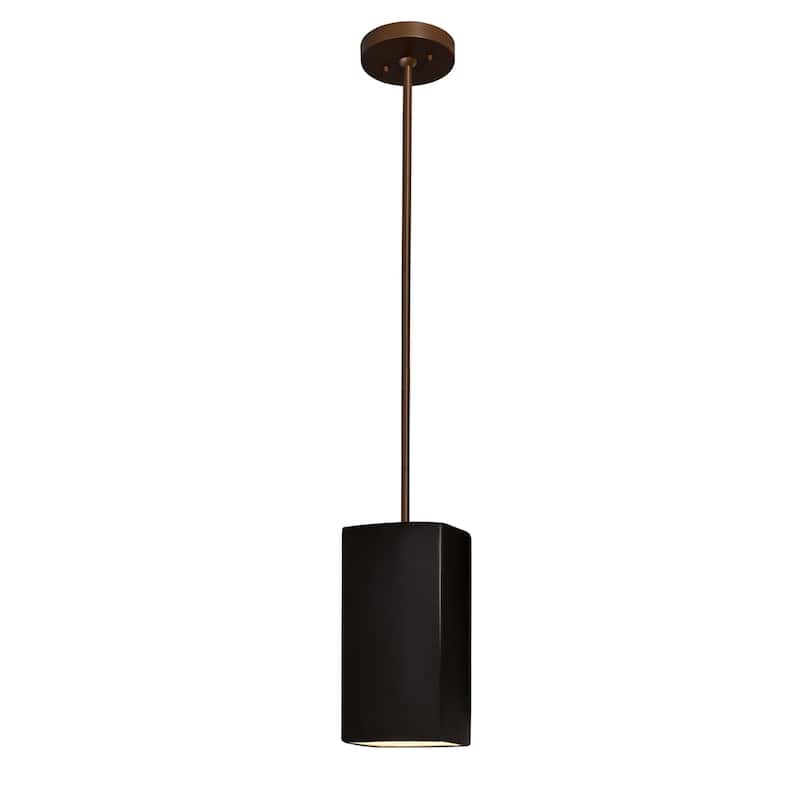 Justice Design Group Rectangle Pendant - Rigid Stem