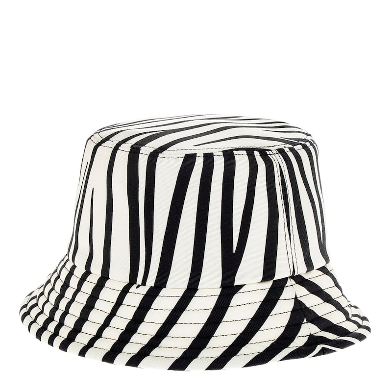 Valentino Roman Stud Zebra Bucket Hat