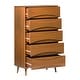 preview thumbnail 25 of 27, Walker Edison Mid-Century 5-Drawer Solid Wood Dresser