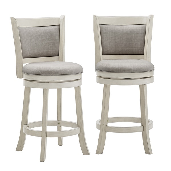 Mercury Row® Valazquez Swivel Fabric Mid-Century Bar Stool