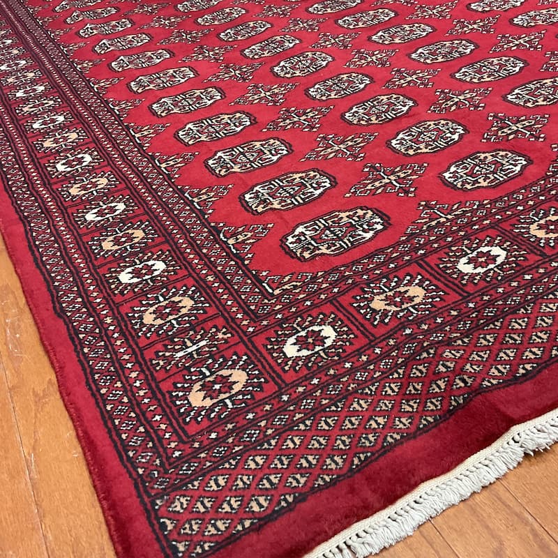 HERAT ORIENTAL Hand-knotted Prince Bokhara Wool Rug - 5'2 x 8'3