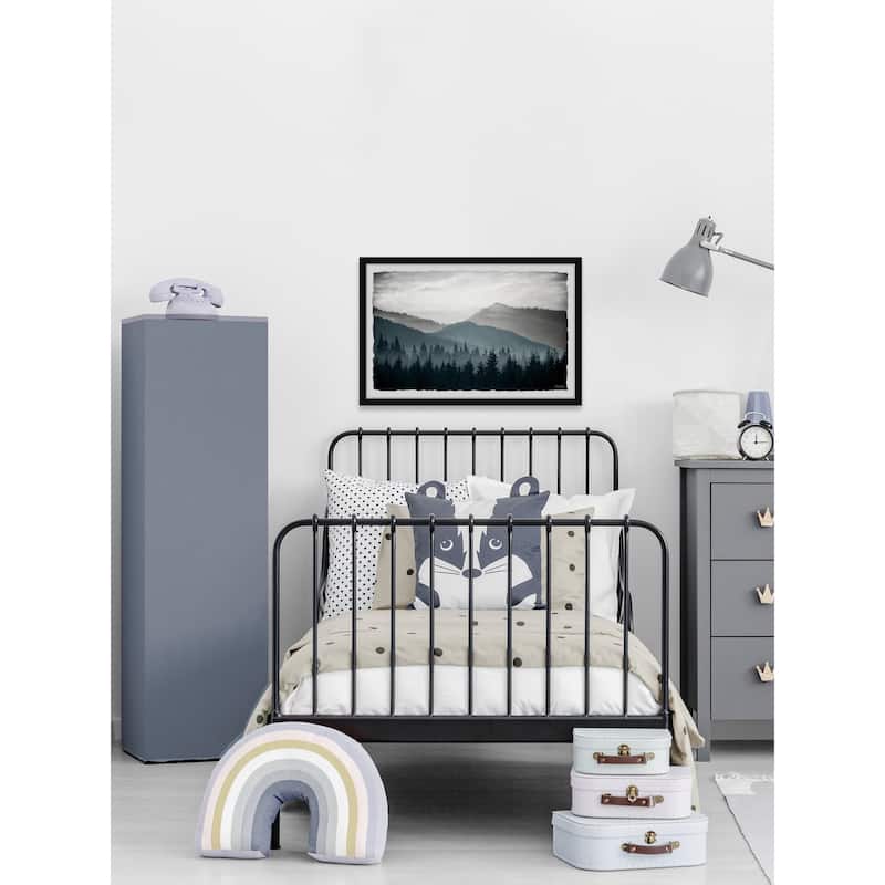 'A Night on the Mountain' Framed Painting Print