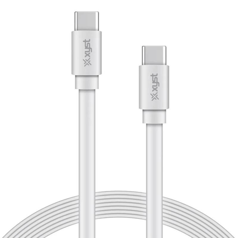 Xyst Flat USB-C to USB-C Charge and Sync Cable 4Ft