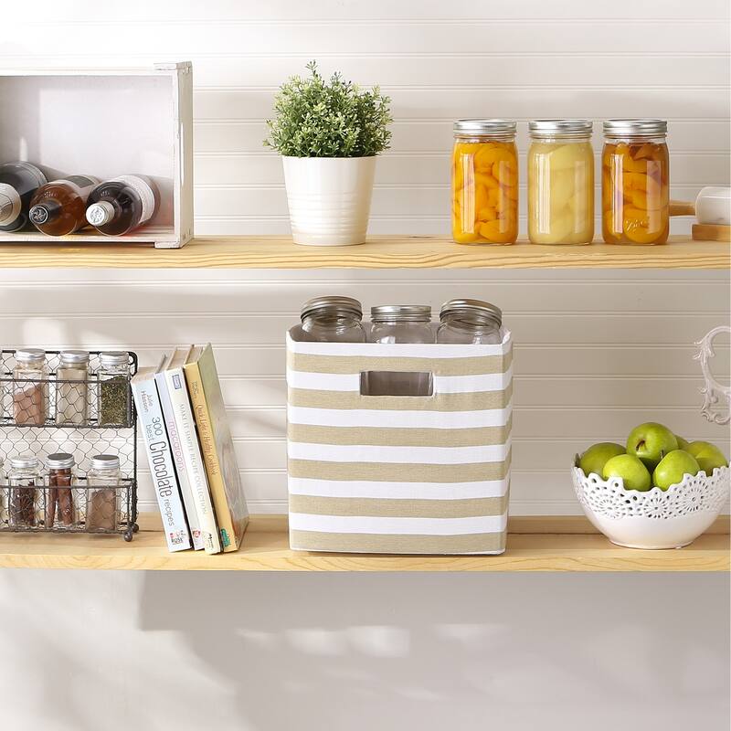 DII Polyester Decorative Storage Cube