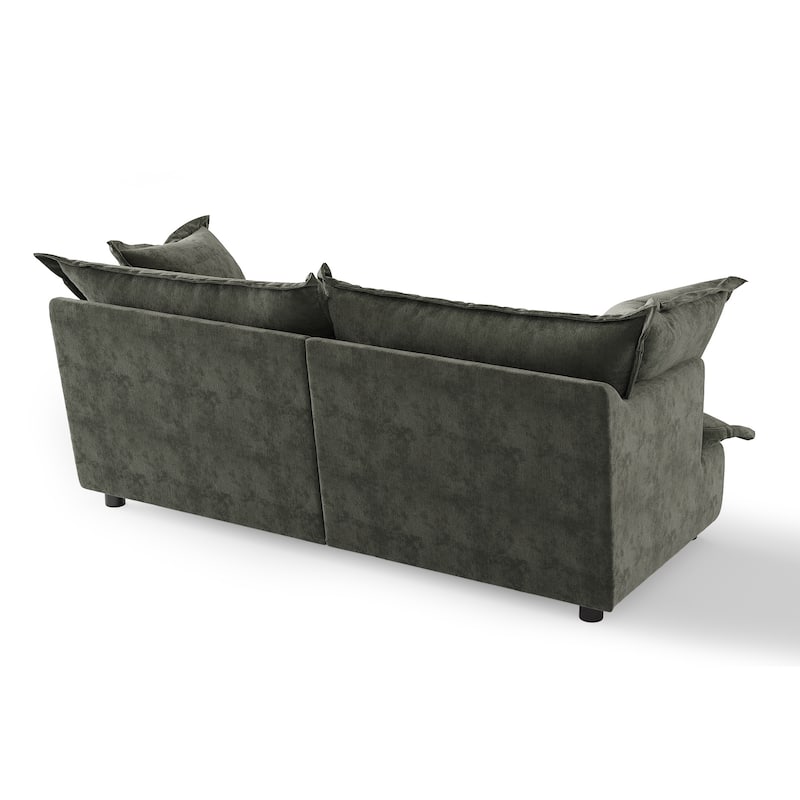 Double Layer Cushion Comfy Cloud Modular Sectional Sofa Set