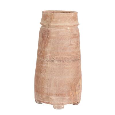 East at Main Natural Reclaimed Wood Handmade Carved Vessel