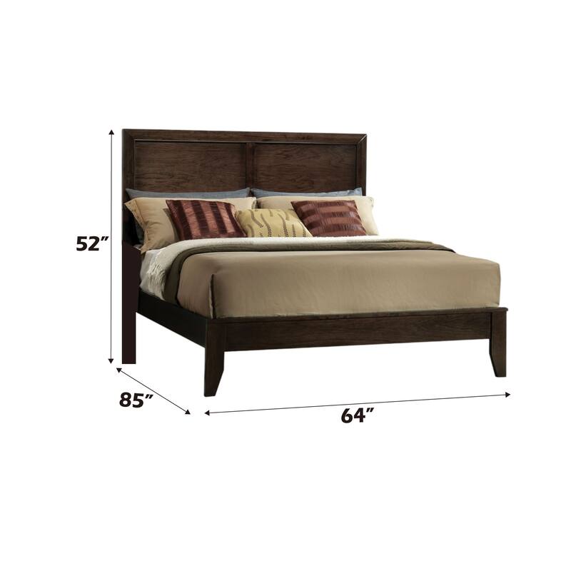 Madison Espresso Finish Queen Bed(Only Bed) - Espresso