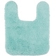 preview thumbnail 44 of 126, Mohawk Home Machine Washable Pure Perfection Solid Bath Rug 1'8" x 2' Contour - Mint Green