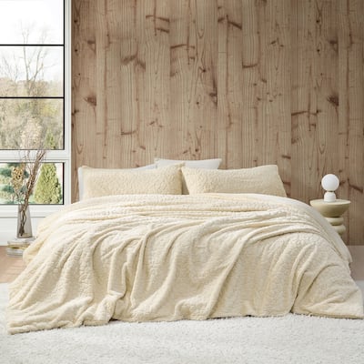 Prairie Ice - Coma Inducer® Oversized Duvet Cover Set - Ivory Taupe