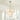 Modern Mid-century Brass Frosted Ribbed Glass Glass Bubble Chandelier
