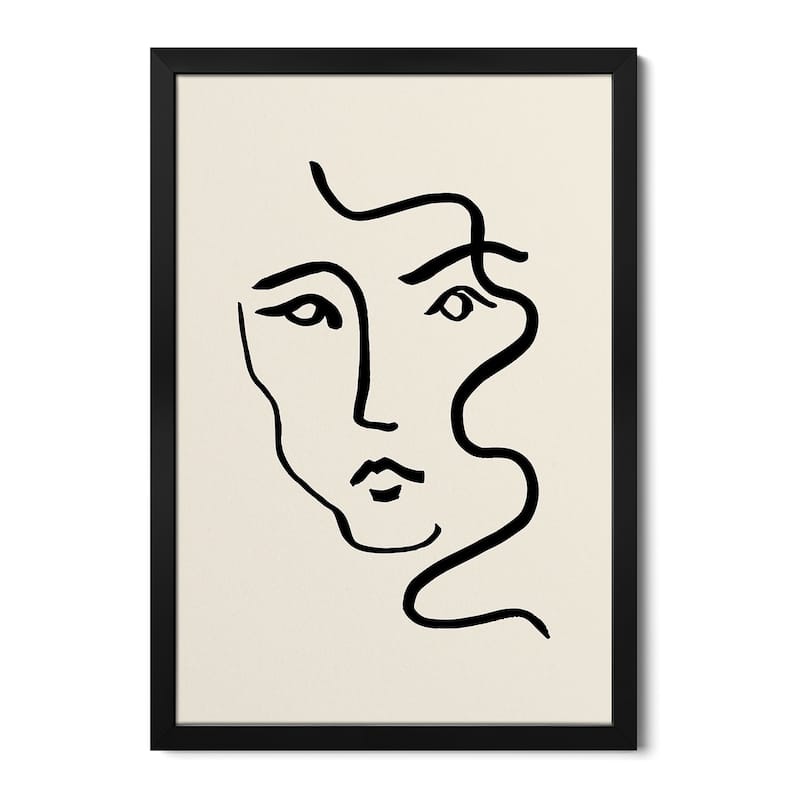Portrait I Premium Framed Poster by 1x Studio - Black - 16x24x1
