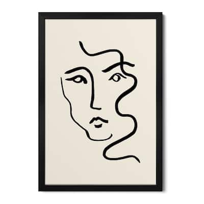 Portrait I Premium Framed Poster by 1x Studio