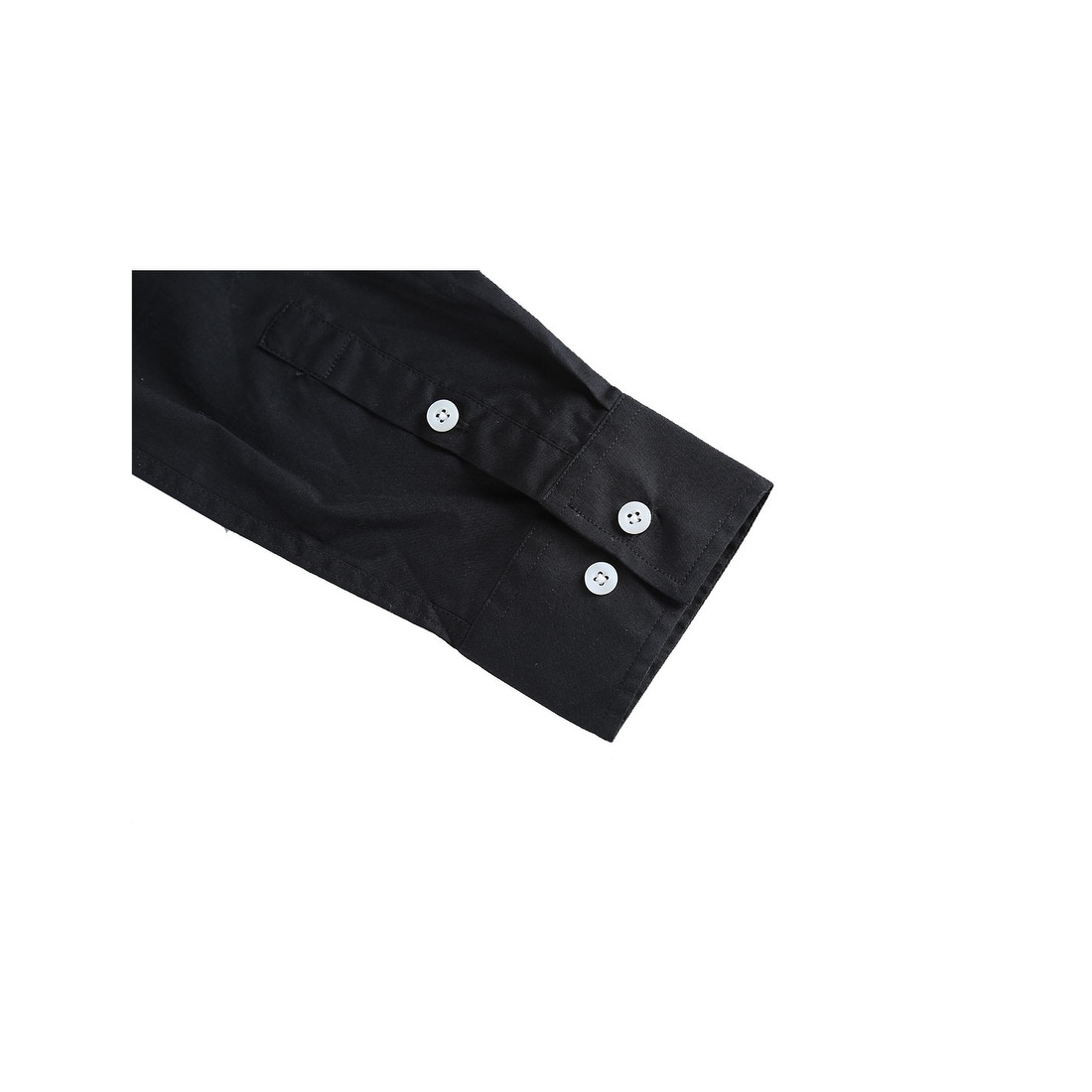 Shop Men Double Breasted Solid Slim Fit Long Sleeve Button Down