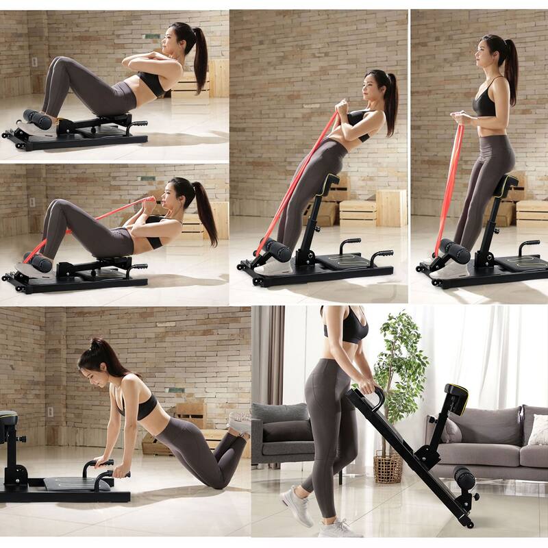 Gpolus 8-in-1 Multifunction Squat Machine Deep Sissy Squat Home Gym - See Details