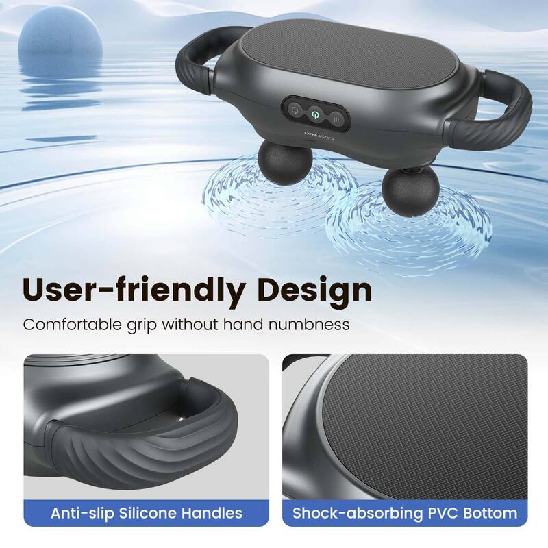 Costway Massage Gun Deep Tissue Multipurpose Electric Massager with 3 - See Details
