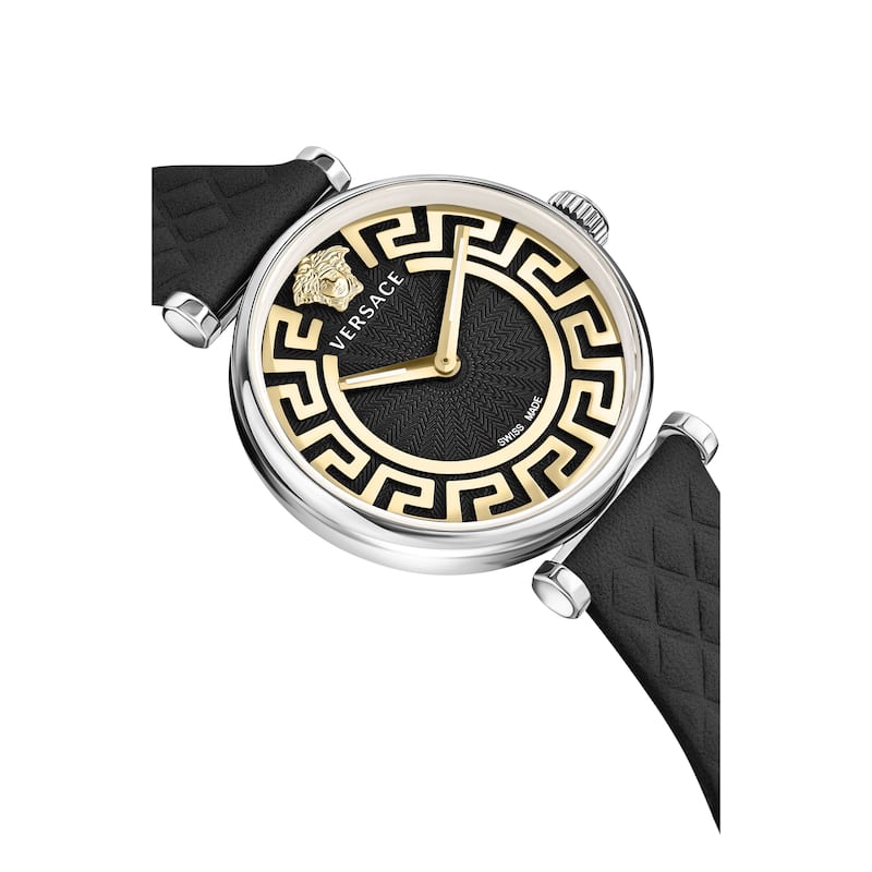 Versace Women's Greca Chic 35mm Quartz Watch VE1CA0123 - Black - One Size