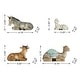 preview thumbnail 63 of 77, Glitzhome 12pcs Resin Christmas Multi/ Blue/ Ivory Nativity Figurines Set