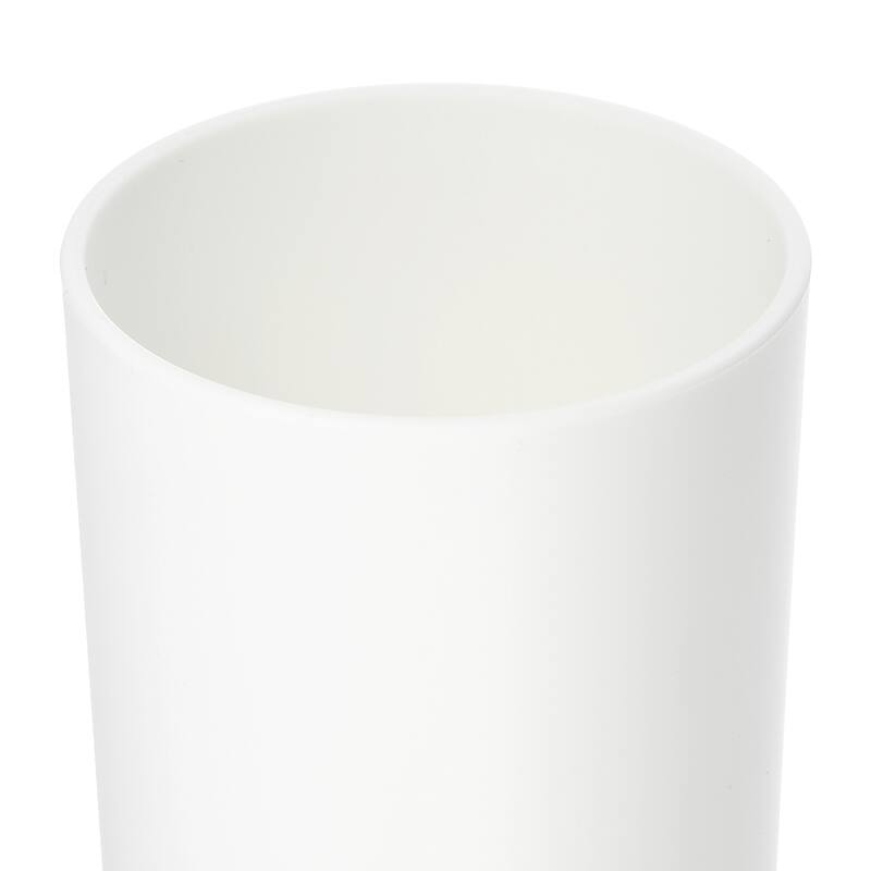 2pcs Bathroom Toothbrush Tumblers for Kitchen Color White Gray 4.05"x2.91" - White Gray