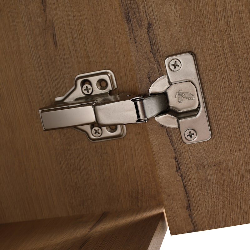 Bathroom Vanity With Sink In 24/30 Inch, Floating Bathroom Vanity With Soft Close Door