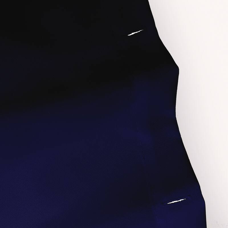 71 x 74-inch Spring Navy Solid Shower Curtain