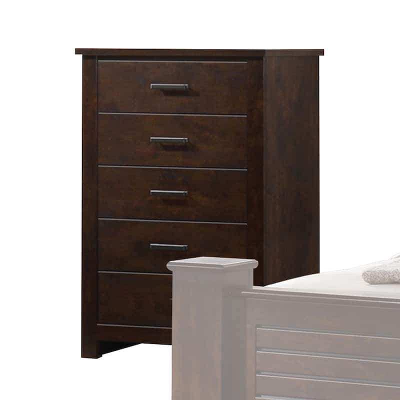 Broderick  Mahogany 5-Drawer Chest