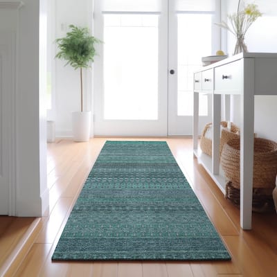 Premium Washable Super Soft Boho Stripes Mayfield Rug