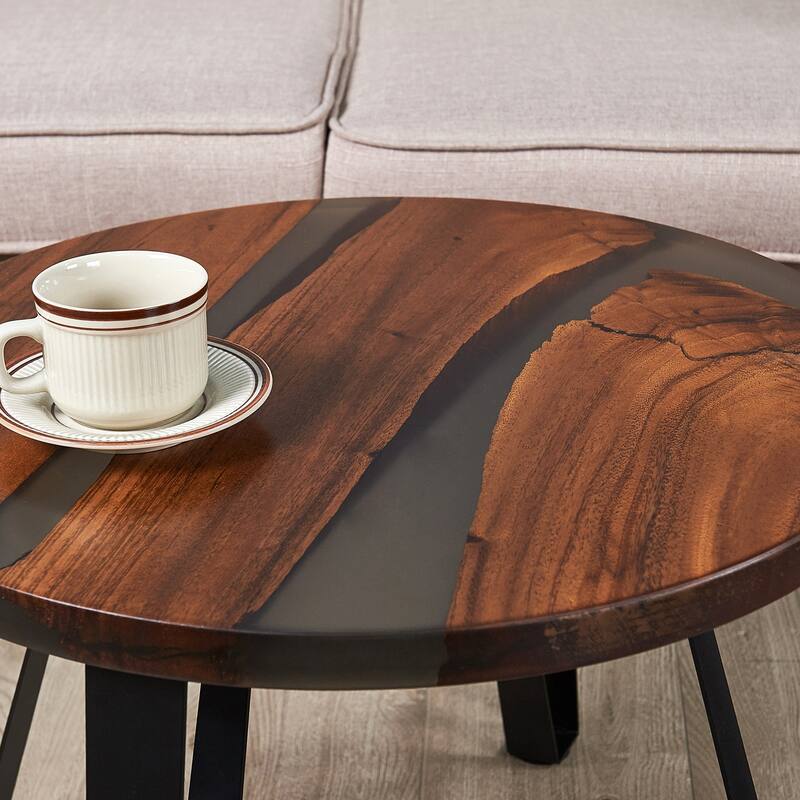 Home Soft Things Epoxy Resin Table Resin Coffee Table, River Table