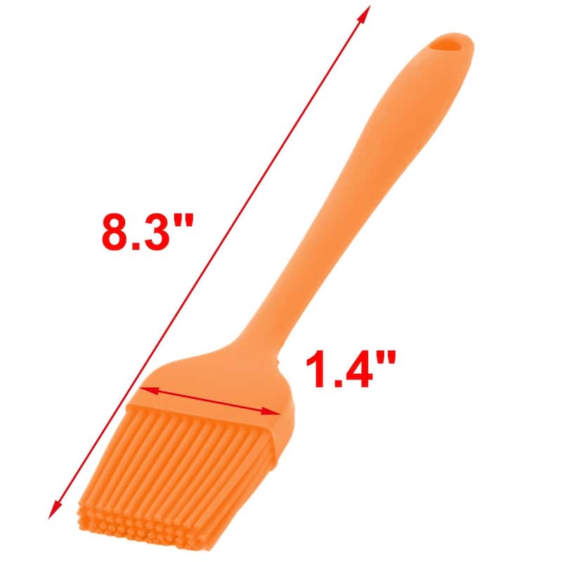 Bakery Silicone Cookie Cake Baking Tool Cream Butter Pastry Brush - 8.3" x 1.4" x .4"(L*W*T)