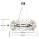 preview thumbnail 6 of 27, Modern Firework Crystal Chandelier for Dining Room and Living Room