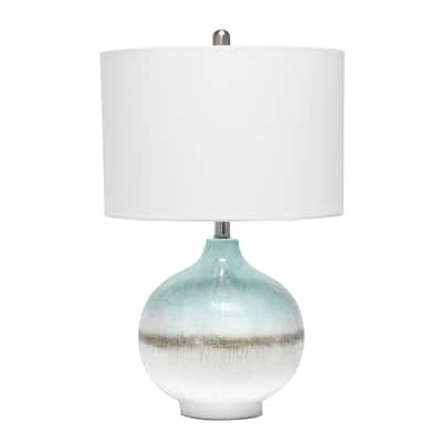 Lalia Home Bayside Horizon Table Lamp with Fabric Shade