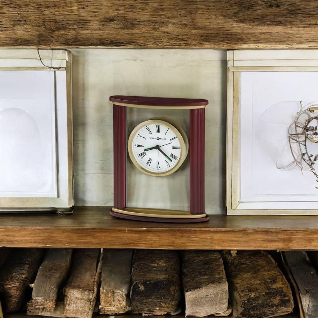 Howard Miller Victor Classic Traditional Alarm Clock with Contrasting Hands