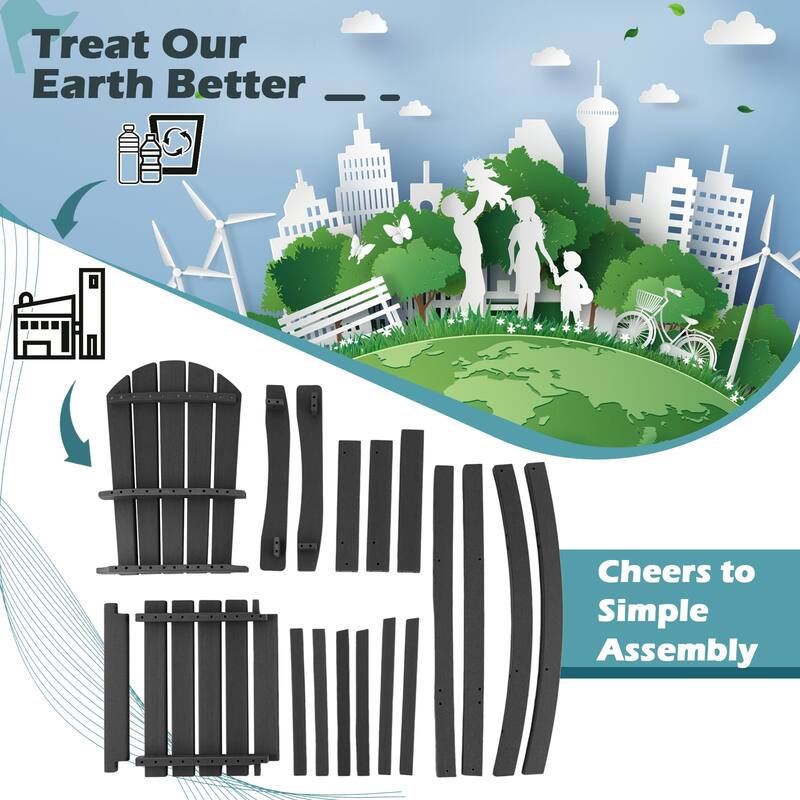 Gymax 2PCS HDPE Bar Height Stool Tall Chair Armrest Footrest All