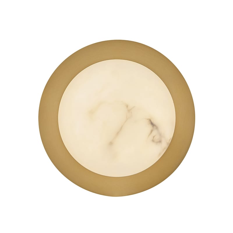 Fredrick Ramond FR31010 Cava 8" Tall Wall Sconce - Lacquered Brass