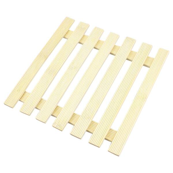 Unique Bargains Home Restaurant Bamboo Cup Stand Holder Placemat