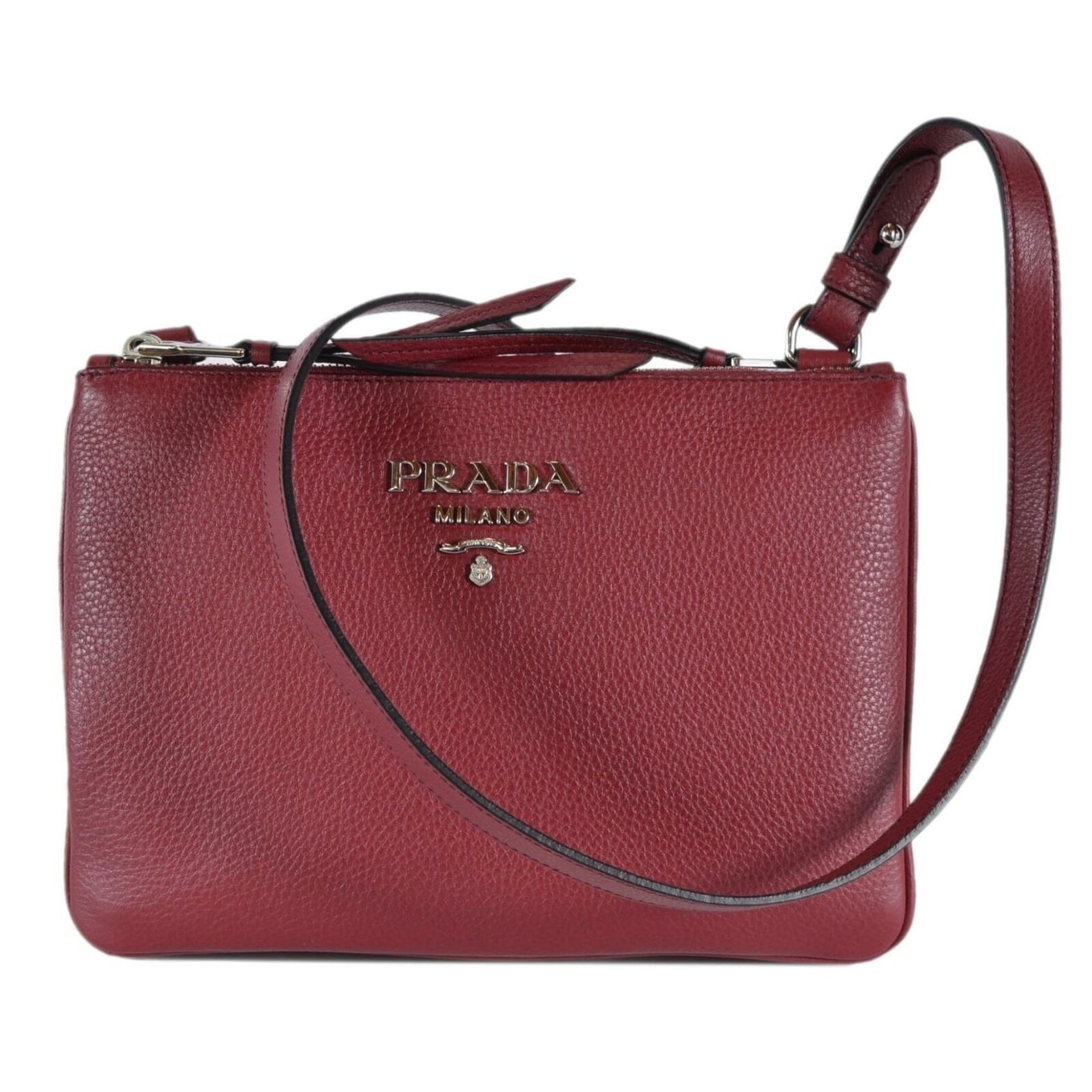 prada double compartment crossbody