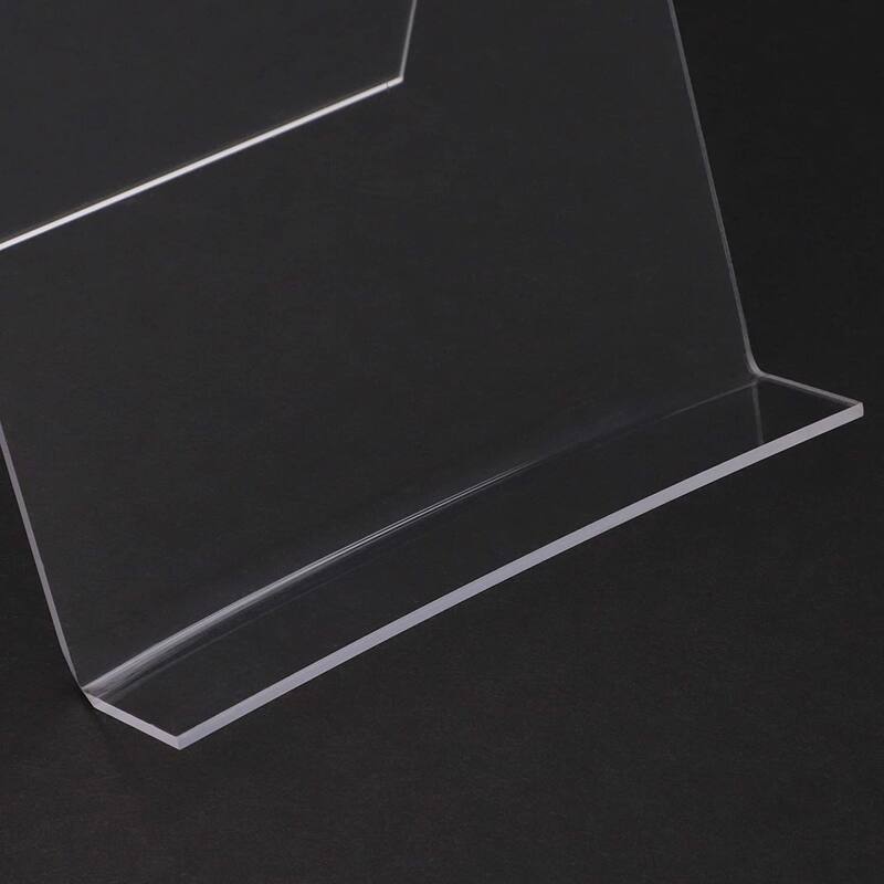 Juvale 6-Pack Acrylic Book Stands for Display, Clear Easel, Clear Book Stand, 4.5x5 in