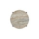 preview thumbnail 4 of 4, Signature Design by Ashley Tanidore Brown/Gray Round Cocktail Table - 36" W x 36" D x 18.5" H
