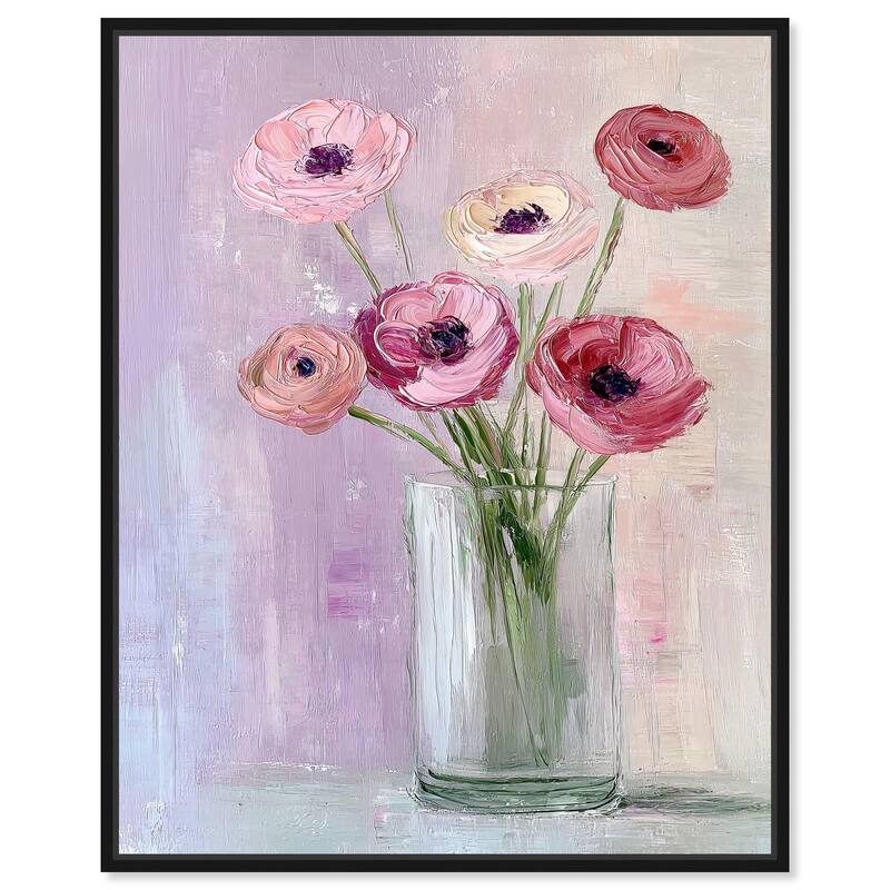 Glass and Grace Canvas by Art Remedy - Black - 24" x 30"